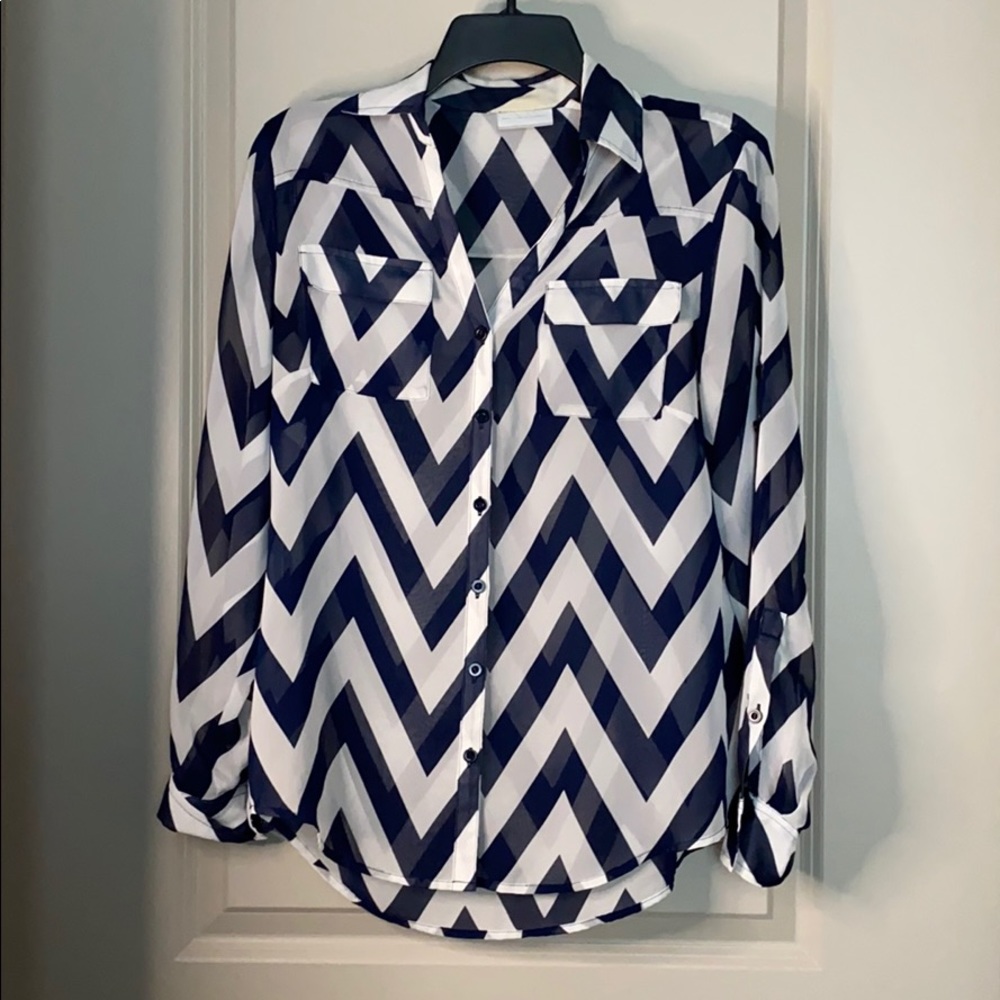 New York & Company Button Down Shirt